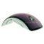 Fashion Mini USB Jack 2.4G Snap-in Transceiver Optical Foldable Folding Arc Wireless Mouse