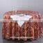 Custom Modern Design Table Linen Hotel Jacquard Round Table Cloth