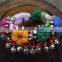 Women National Fabric Flower Bells Bracelet Handmade Cotton