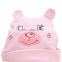new design cartoon kitty newborn baby cap pure cotton baby beanie hat