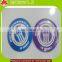 round plastic led pin with safety pin badge