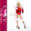 Long Sleeve Santa Hooded Costume Christmas Sexy Fantasy Costume