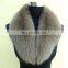 Tongxiang luxury fox fur collar with clip/elastic for winter clothes accessories