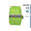 High Visibility Fluorescent Waterproof Backpack Cover With Pouch
