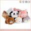 22cm long animal shaped plush pencil case plush toy