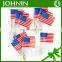 wholesale paper national toothpick country flag with wooden pole