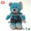Blue bear with suspender Mr. gentleman cute kids teddy bear toy