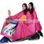 The Double-people Fashion Waterproof Raincoat Translucent Frosted Thick Eva Girl Hooded Rain Coat for Women