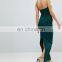 2018 New Design Bandeau Fold Bow Front Scuba Maxi Women Prom Dress