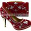Italian shoe and bag/afircan lady shoe and bag/high heel fashion italian wedding shoes