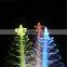 Wholesale supplier multicolor led lighting mini fiber Christmas tree for Christmas promotional gift