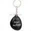 inspired words engraved natural stone charm key chain cobble stone charms key chain customized logo stone keychain gifts