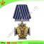 Most quality design souvenir custom medal with ribbon drape