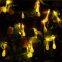 6m 30 LED Water Drop Solar String Lights LED Fairy Light Waterproof for Garden Party Wedding Holiday Christmas Xmas Ligh