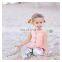 Girl boutique Sweet Outfit Toddler Baby pink vest + flower skirt Clothing Sets for 1-6T