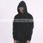 China Supplier Customized Heavyweight Fleece Black Hoodie For Men