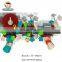 Forest style children's amusement park outdoor playground  slides