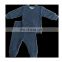 Custom Elastic Long Sleeve Autumn Sleepsuit Baby Cotton Ribbed Pajama Set