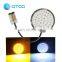 Cafe Racer Color LED Tail Light 2 Inch 50mm Motorcycle DRL Rear LED Turn Signal 1157 For Harley