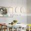 Simple line aluminum home decoration lighting hotel chandelier energy-saving dining room lamp
