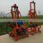portable hydraulic water well drilling machine / small soil borewell drilling rig use diesel engine not use electric