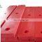 UHMWPE material front panel for marine fender, uhmwpe marine fender facing pad, high quality uhmwpe port fenders