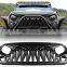 Front Shark Armor Grille Matte Black For Jeep Wrangler JK