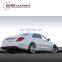 S-CLASS W222 S63 S65 K style body kit 2014-2017y carbon fiber material rear diffuser and front lip upgrade kit