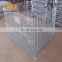 PVC coated roll metal storage cages with 4 wheels
