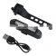 New Bicycle Tail Light Truck Tail Light Usb Charging Mountain Bike Red And Blue Safety Warning