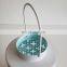 The White Handled candle holder jar Hollow Out Metal Candle Holder