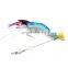 Amazon Hot Sale shrimp silicon 9cm 6.5g Luminous Bait For Saltwater Freshwater Trout Bass Salmon artificial shrimp