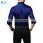 2021 New Trendy Latest Design of Half Shirt Uniform Formal Single Button Full Polyester / Cotton Shirt for Men Tuxedo Shirts
