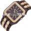 sandal wood men work luxury watch with calendar