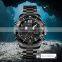 Fashion SKMEI 1649 Dual Movement 30M Waterproof Digital Quartz Stainless Steel Band Men Wristwatch