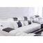 2021 Luxury Design Sectional Sofa Bed  Modern LED Living Room Furniture Genuine Leather Sofas Sets