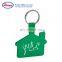 House Shaped Acrylic Keychain with LED Light