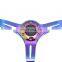 14 Inch Alloy Steering Wheels Car Steering Wheel With Horn Button for Racing Car Interior Accessories Sport Steering Wheels
