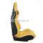 Adjustable Beige  PVC Universal car use sport racing seats
