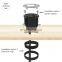 Furniture grommet with power outlets and color socket