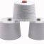 100% polyester  spun yarn 30/1 raw material white aaa grade hilo de poliester hilado en anillo grado aaa