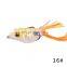 Byloo  high quality 3D eyes 13g fishing frog lure soft frog floating frog leg bass lure soft lure