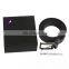 Genuine plain Leather Belt With Reversible Buckle