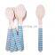 Yada Custom biodegradable disposable colorful birch wooden cutlery set with printing wood cutlery eco friendly