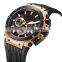 Customized Sport Classic Montre Homme Blue Silicone Straps Luxury Wristwatches Water Proof Man Watch