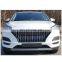 Car Body Kits Suv Korea Auto Parts Front Bumper Grill Chrome Mesh Grille Fit for Hyundai Tucson 2019 2020