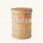 Hot Sale Natural Water Hyacinth Multi Weave Laundry Storage Basket Hamper With Lid Best Price Vietnam Supplier