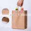 Customizable Grocery Portable Hemp Kraft Paper Bag China Custom Thank You Bag Color Paper Bag for Retail