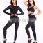 2/3/5PCS Seamless Women Yoga Set Workout Sportswear Gym Clothing Fitness Long Sleeve Crop Top High Waist Leggings Sports Suits