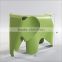High quality Comfortable Colorful Plastic Elephant Chair
